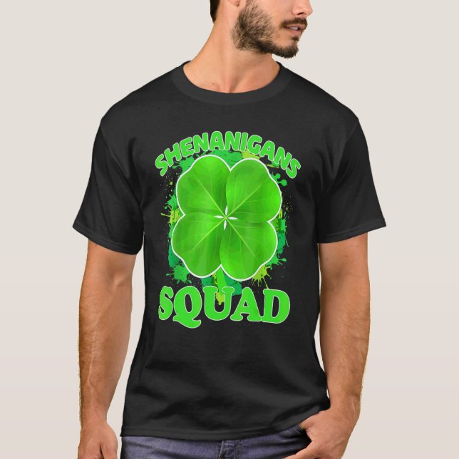 Camiseta Shenanigans Squad Teacher St Patricks Day Shenanig (Anverso)