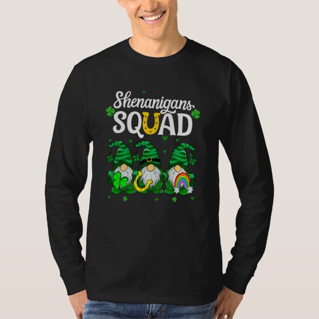 Camiseta Shenanigans Squad Teachers St Patricks Day Gnomes (Anverso)