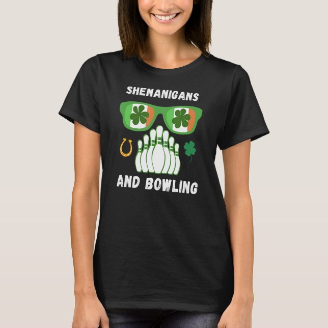 Camiseta Shenanigans y Bowling St Patrick's Day Irish C (Anverso)