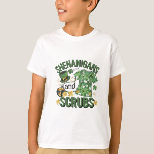 Camiseta Shenanigans y Scrubs Enfermería divertida St Patri