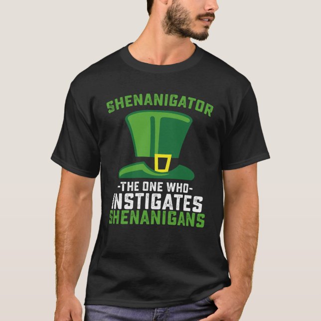Camiseta Shenanigator El que instiga a los travesuras (Anverso)