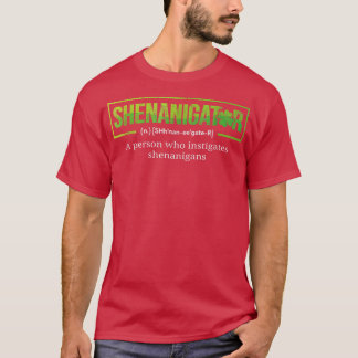 Camiseta Shenanigator Funny St Patrys Day Hombres Mujeres