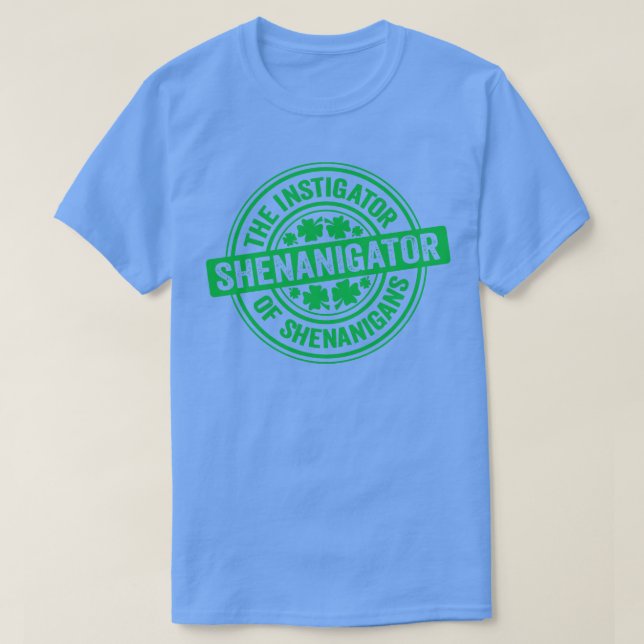 Camiseta Shenanigator Green (Diseño del anverso)