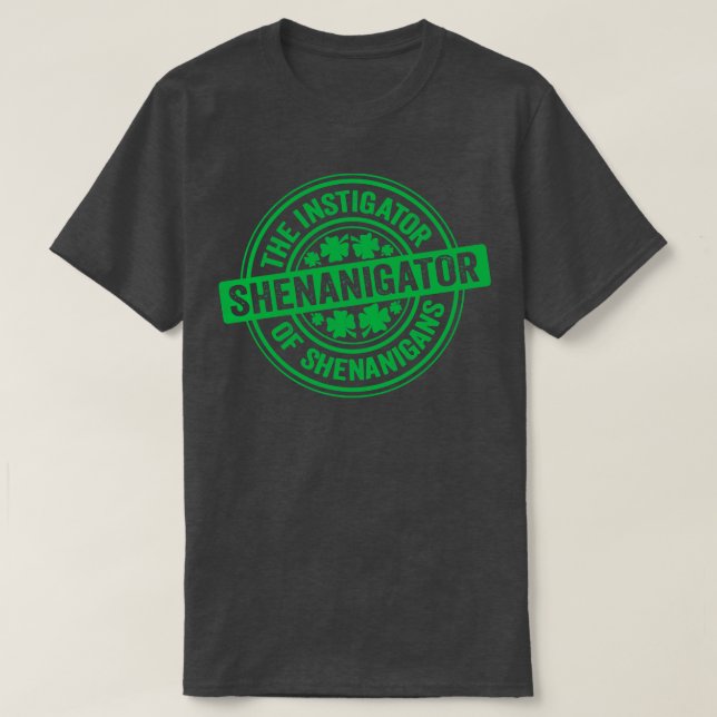 Camiseta Shenanigator Green (Diseño del anverso)