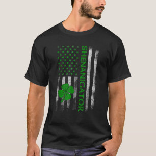 Camiseta Shenanigator St Patrick Día Bandera irlandesa nort