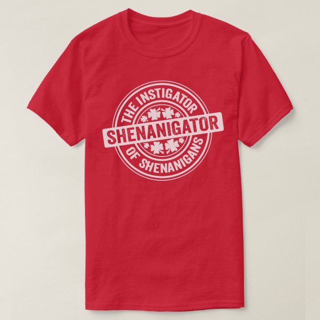 Camiseta Shenanigator White (Diseño del anverso)