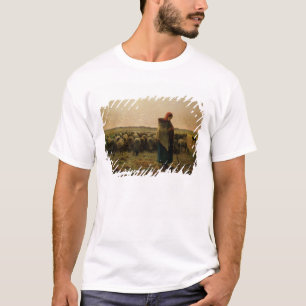 Camiseta Shepherdess con su multitud, 1863
