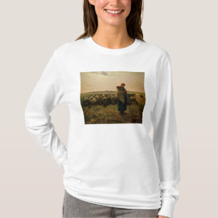 Camiseta Shepherdess con su multitud, 1863