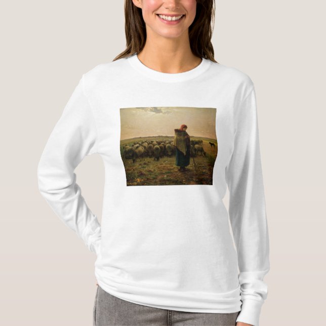 Camiseta Shepherdess con su multitud, 1863 (Anverso)