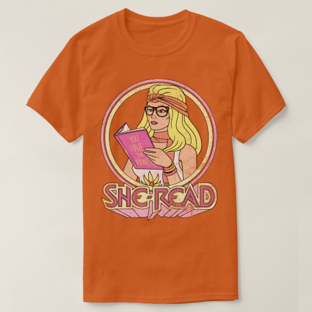 Camiseta SheRead (Diseño del anverso)