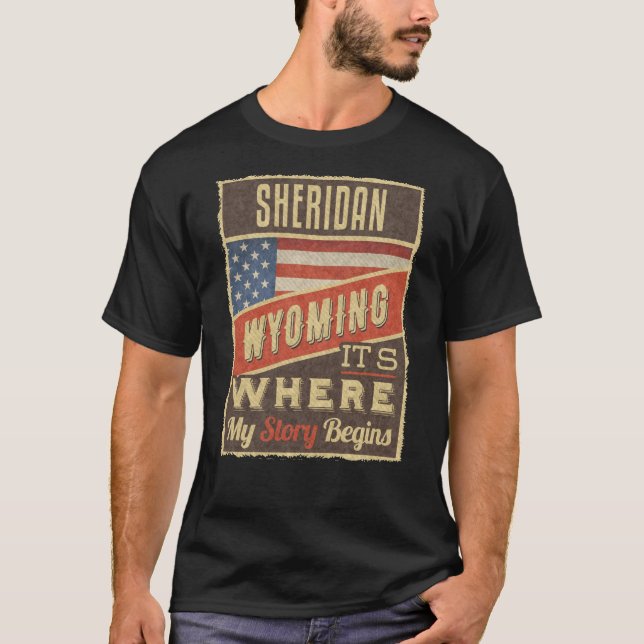 Camiseta Sheridan Wyoming (Anverso)