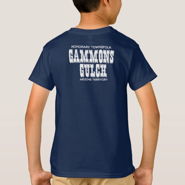 Camiseta Sheriff Gammons Gulch Arizona Western Town (Reverso)