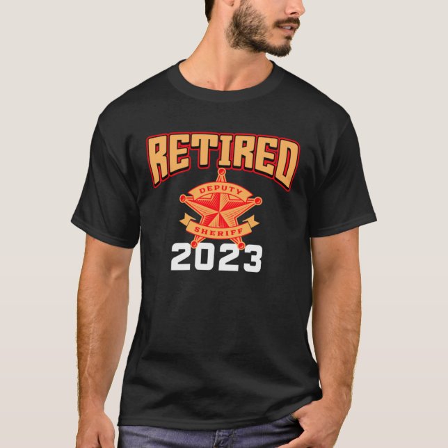 Camiseta Sheriff Retirement 2023 Law Enforcement (Anverso)