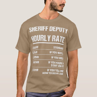 Camiseta Sheriff Sub Hourrate Gratis Regalo de cumpleaños