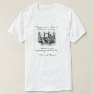 Camiseta Sherlock Holmes - Citas Modernas Equivocadas