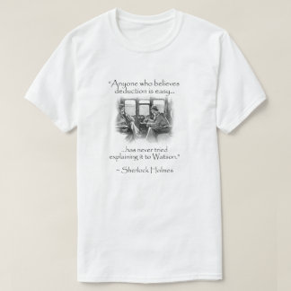 Camiseta Sherlock Holmes - Citas Modernas Equivocadas