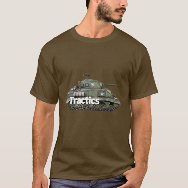 Camiseta Sherman con Tractics Name Dark T-Shirt (Anverso)