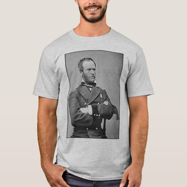 Camiseta Sherman "guerra es crueldad " (Anverso)