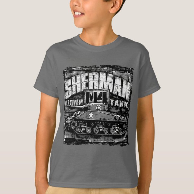 Camiseta Sherman M4 (Anverso)