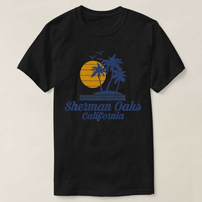 Camiseta Sherman Oaks California CA Beach City (Diseño del anverso)