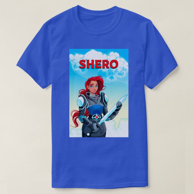 Camiseta SHERO redhead (Diseño del anverso)