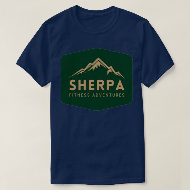 Camiseta Sherpa Fitness Adventures (Diseño del anverso)
