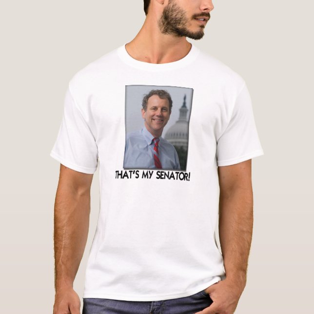Camiseta ¡Sherrod Brown, de que es mi senador! (Anverso)