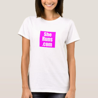 Camiseta SheRuns.com Pink Square Running Club
