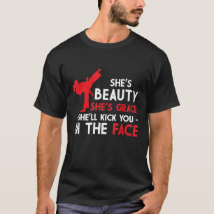 Camiseta Shes Beauty Shes Grace Shell te golpeó en la cara