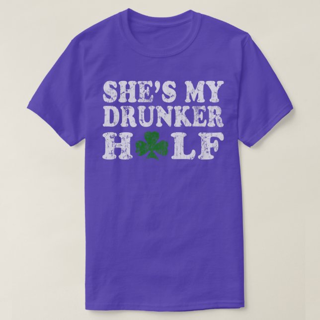 Camiseta Shes My Beker Half Couples St Patricks Day (Diseño del anverso)