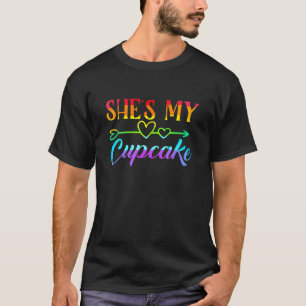 Camiseta Shes My Cupcake Mariposa Matando Pareja Lesbiana