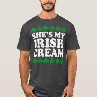 Camiseta Shes My Irish Cream St Patricks Day Parejas