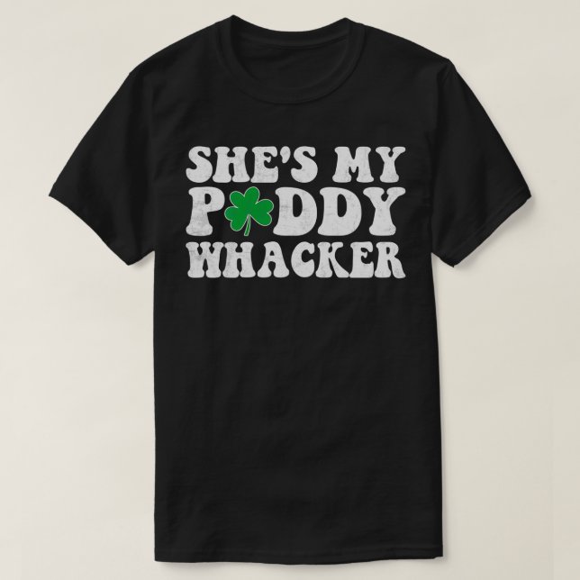 Camiseta Shes My Paddy Whacker Parejas Daisy St Patricks Da (Diseño del anverso)