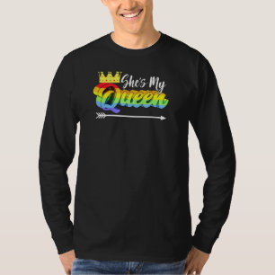 Camiseta Shes My Queen Prige Lgbt Pareja Lesbiana Gay Match