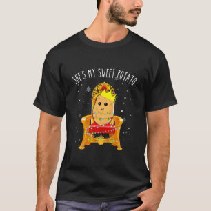 Camiseta She's My Sweet Potato Funny Matching Couple