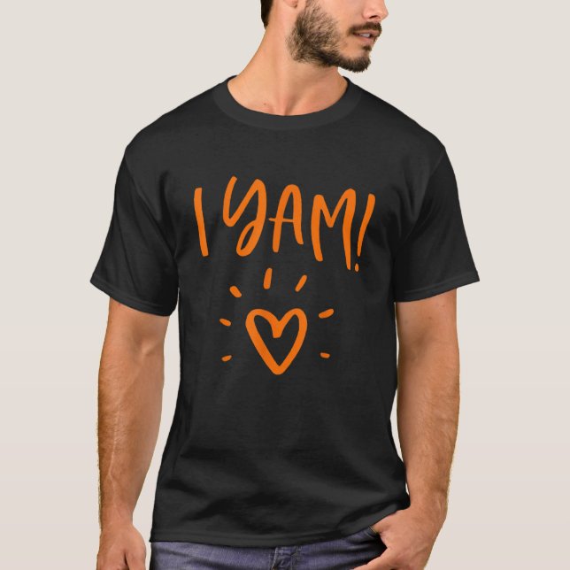 Camiseta She's My Sweet Potato I Yam Set Couples Thanksgivi (Anverso)