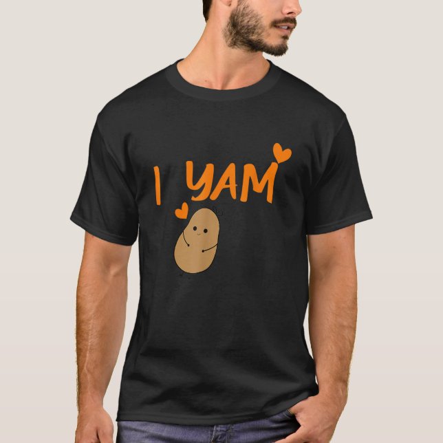 Camiseta She's My Sweet Potato I Yam Set Couples Thanksgivi (Anverso)