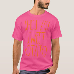 Camiseta Shes My Sweet Potato I Yam Set Thankending Couple