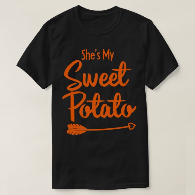 Camiseta Shes My Sweet Potato Sí Yam 1 (Diseño del anverso)
