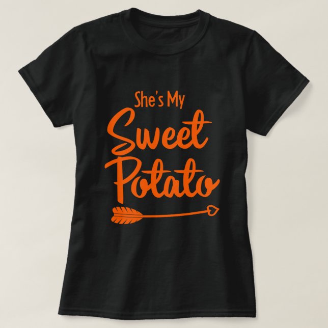 Camiseta Shes My Sweet Potato Sí Yam 2 (Diseño del anverso)