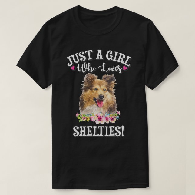 Camiseta Shetland Sheepdog  (Diseño del anverso)
