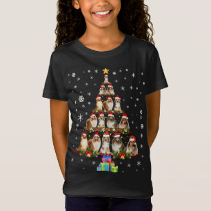 Camiseta Shetland Sheepdog Christmas Tree Funtie Xma