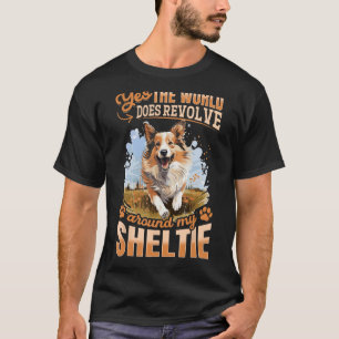 Camiseta Shetland Sheepdog Dog Sheltie - Sí, el mundo sí