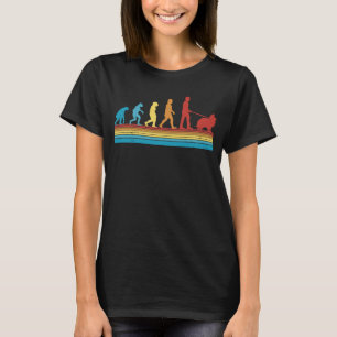 Camiseta Shetland Sheepdog Evolution Retro Mini Collie Shel