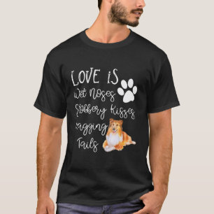 Camiseta Shetland Sheepdog Gift Dog Lover I Love My Sheltie