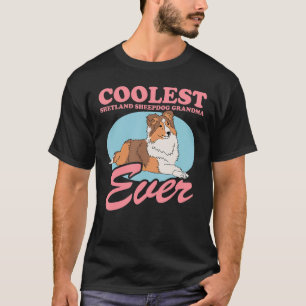 Camiseta Shetland Sheepdog Grandma Doma Owner Sheltie_3