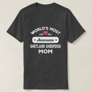 Camiseta Shetland Sheepdog Mom