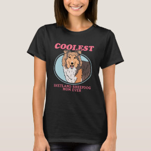 Camiseta Shetland Sheepdog Mom Dog Owner Sheltie