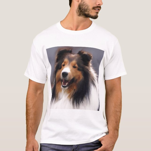 Camiseta Shetland Sheepdog Sheltie Gifts (Anverso)