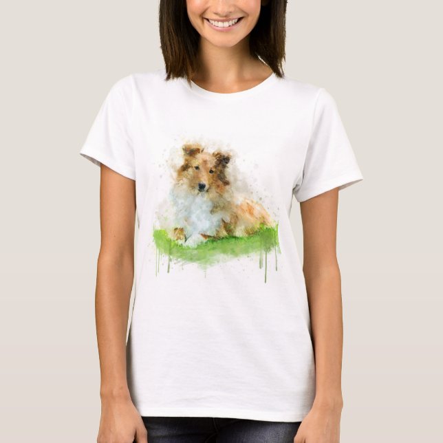 Camiseta Shetland Sheepdog / Shelty (Anverso)